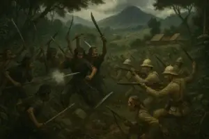 Sejarah Kerinci - Ilustrasi Perlawanan Rakyat Kerinci Melawan Belanda