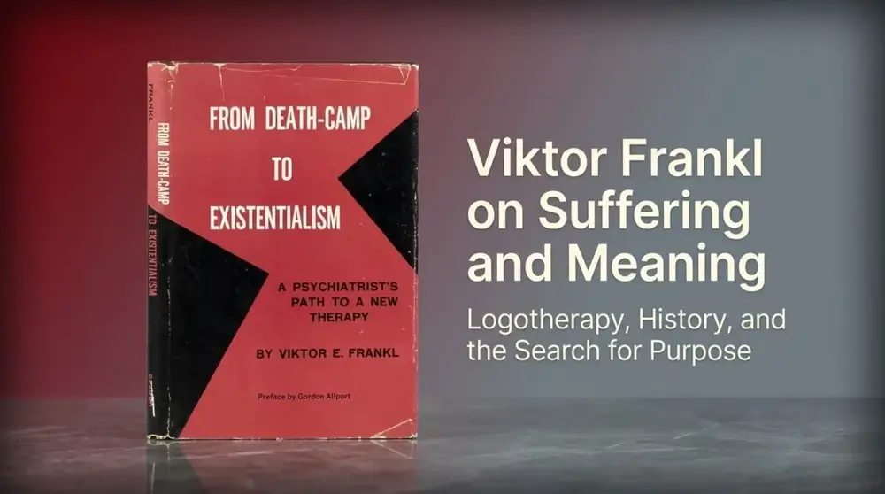 Viktor Frankl on Suffering and Meaning - Logotherapy, History, and the Search for Purpose